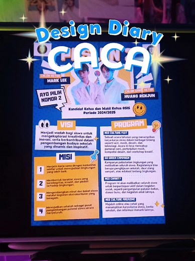 Another design poster for Calon OSIS #poster #design #canva #flyer