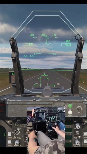Rate this smooth Island landing 🛬🏝 #dcs #aviation #simulator #military #gaming