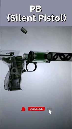 How Does the PB Silent Pistol Work? | 3D Gun Mechanism Animation
