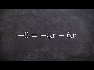 Solving a multi step equation by combining like terms