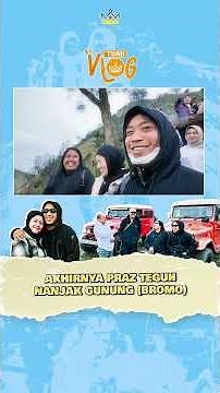 Finally Praz Teguh feels like climbing a mountain #tuahkreasi #prazteguh