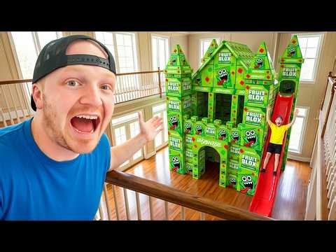 Spending 100 Hours In Fruitblox Houses!