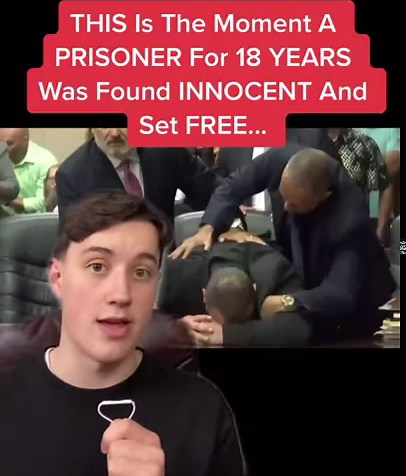 When a prisoner jailed for 18 years was found innocent and released
