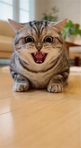 😹 Hilarious! Cat Gets Scared by a Cockroach 🪳😂