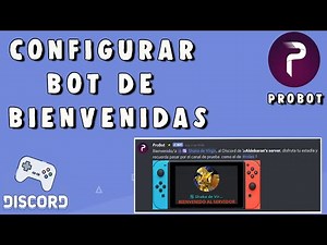 👋 Configurar IMAGENES DE BIENVENIDAS para DISCORD | PROBOT