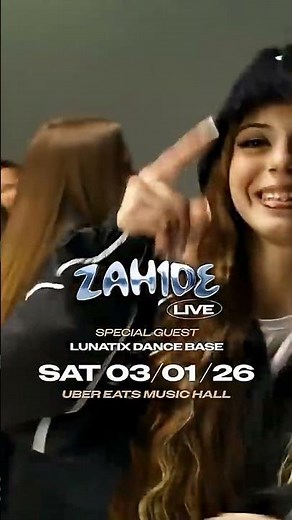 Zahide Konzert am 3.1.2026 holt euch Tickets ‪@zah1de‬
