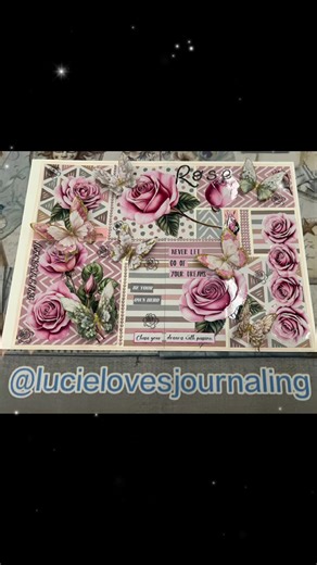 My superbly talented friend Sandrine @Dadou ☆ invited me to create a “Roses” themed spread. I decided on a background grid layout embellished with gorgeous pink roses, 3d butterflies, stickers and gems. ✨The 3d cardstock butterflies come in a set with all different sizes and colours from the amazing @DESK COSMOS 🔗 in my bio and use code LUCIE for 15% off ✨ I would love to pass on this challenge to some of my awesomely talented fellow creators: @Kimmie’s Krafting Korner 🇬🇧 @invisiblyamy_journa