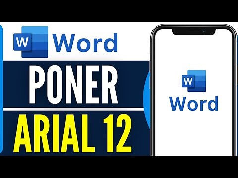 How to Set ARIAL 12 in Word on Mobile | Complete Guide (2025)