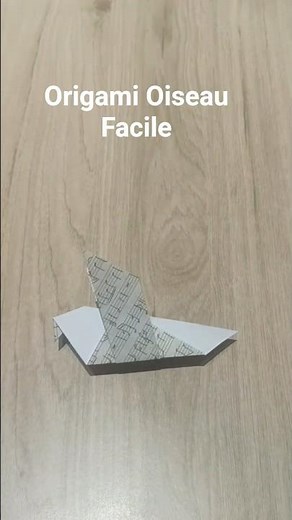 Origami oiseau 🐦#origami #origamifacile #paperart