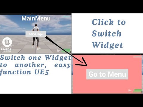 Unreal Engine 5 Widget Switch Tutorial: Create a Seamless Menu System