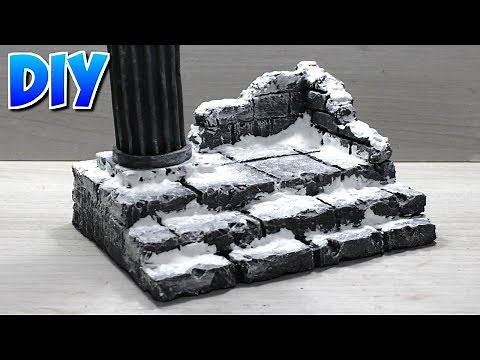 How to make snow for mockups and dioramas.