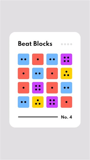 Patterns in Piano on Instagram: "Beat Blocks - rhythm practice made simple and colorful. No. 4 - subdividing by 2, 3, & 4. #rhythm #rhythmpractice #rhythmgame #musiceducation #musictheory #beatblocks"