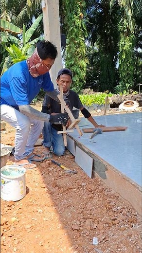 This is an example and how to install wall tiles.