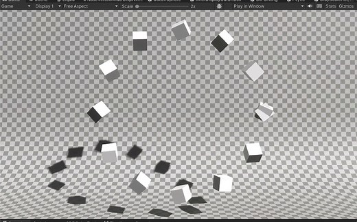Unity如何线性摆放物体