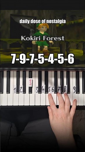 Kokiri Forest Zelda OoT Piamo Tutorial #shorts