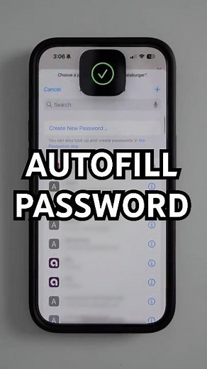iPhone How To Save Password For Autofill