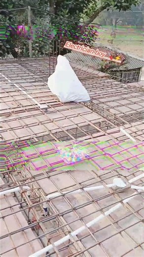 🪛⚡Chhat Me Pipe Wiring Electrical Work Safe & #Professional #Fitting #motivation #electricalindia 💯