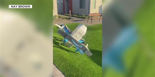 Amazon delivery drone makes crash landing in Tolleson apartment complex