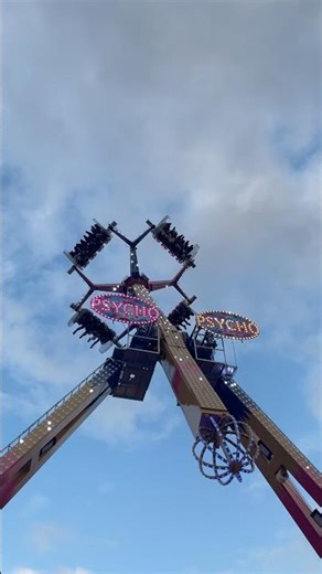 The best Loop Fighter in the UK #psycho #loopfighter #funfair #ride #subscribe #shorts