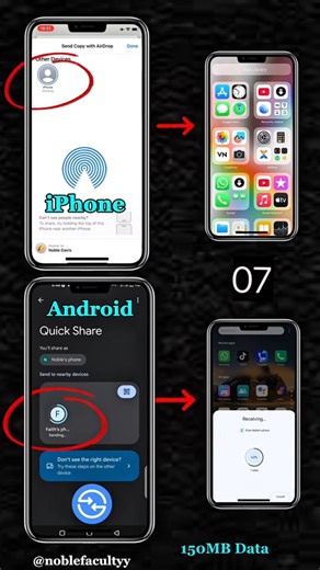 Airdrop (iPhone) Vs Quickshare (Android). #technology #techtips #phone #andriod #techguy #quickshare #airdrop #airdropchallenge #AirDropVsQuickShare #iPhoneVsAndroid #QuickShareTest #AirDropSpeedTest #AndroidQuickShare #iPhoneAirDrop #SpeedTestChallenge #TechBattle #iOSVsAndroid #FileSharingSpeed | Ruthless TECH