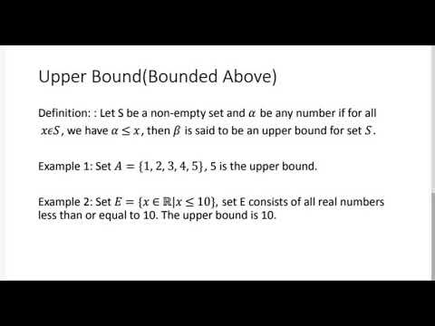 Bounded Sets Explained | Real Analysis Made Easy for A-Level Math