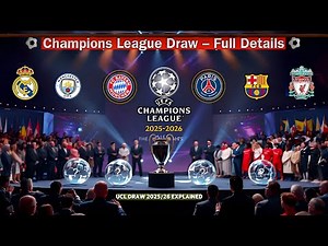 UEFA Champions League 2025–26 Draw Explained – Where & How to Watch in Your Region