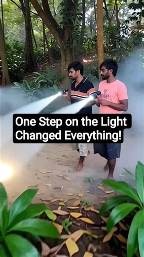 One Step on the Light Changed Everything! 🔥🔦✨😱#funny #cutfrom #reaction #entertainment #shorts