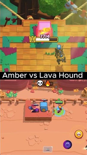 Amber vs Lava Hound 💀 Heist Mode