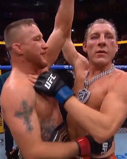 WHAT A FIGHT DID THESE TWO PUT UP! 👏 Justin Gaethje and Paddy Pimblett gave us an early FOTY entry to cap off #UFC324! | UFC