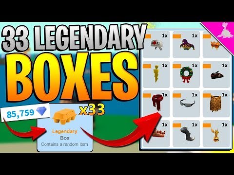 OPENING 33 LEGENDARY BOXES IN ROBLOX EGG FARM SIMULATOR! *82.000+ DIAMONDS*