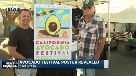 2025 Avocado Festival Poster Unveiled in Carpinteria