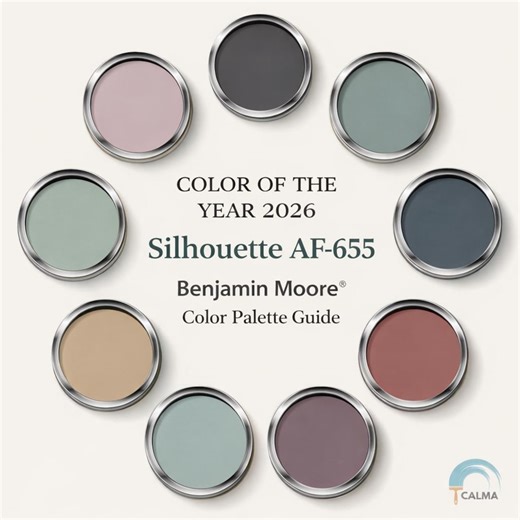 2026 Whole House Paint Guide – Benjamin Moore Silhouette AF-655 - Etsy