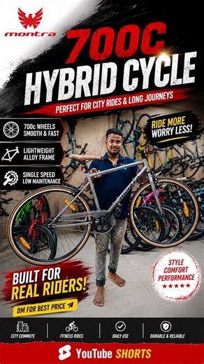 700C Montra Hybrid Cycle 🚴 Best Hybrid Bicycle..