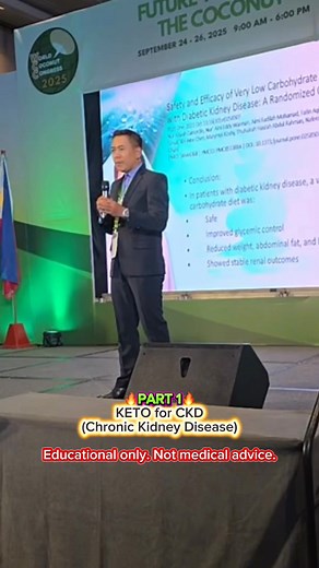 44K views · 1.7K reactions | PART 1 KETO for Chronic Kidney Disease The ketogenic diet can help reduce inflammation and stabilize blood sugar when guided properly. For CKD, balance, hydration, and monitoring are key. DISCLAIMER: Educational only. Not medical advice. #DocBrye #DocBryeHealth&Wellness #metabolichealth #lowcarb #activelifestyle | Dr. Brian Aubrey Castillo | Facebook