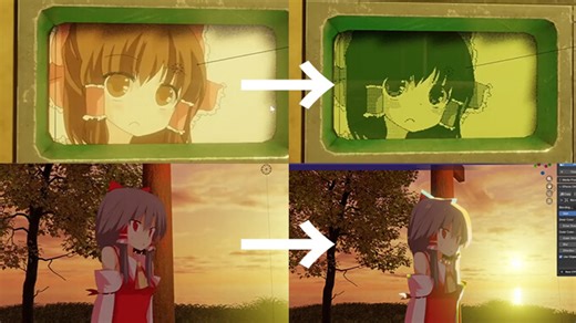 Texture VFX Control｜Blenderに読み込んだ画像・動画に再生速度の調整や30種以上のVFXを追加できる無料アドオン｜3DCG最新情報サイト MODELING HAPPY