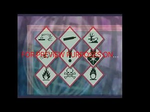 Intro Training for GHS or Globally Harmonized System