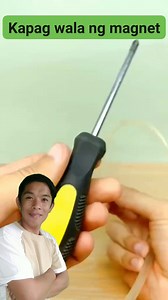 1.4K views · 339 reactions | Kapag wala ng magnet ay ganito ang gawin nyo #cridettotheownerofthisvideo #reactionvideo #viralreelsシ #fypシ゚ #tips #tricks #screwdriver #screws | Jhon Bert Panganiban Pilapil | Facebook