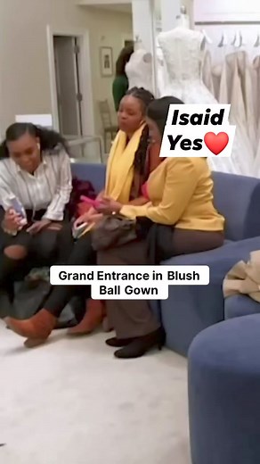 Grand Entrance in Blush Ball Gown #weddingdaydrama #TLC #kleinfeldbridal #bridezillamoments #BridesMaidsBeLike #weddingplanningstruggles #isaidyes #WeddingDressGoals #FindingTheOne #sayyestothedress Say Yes to the Dress | Say yes to dress Fan