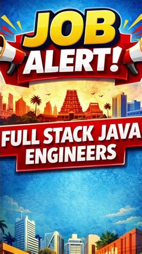 New Job Alert: Java Full Stack Engineers #viralvideo #trending #virashorts #trendingshorts #job