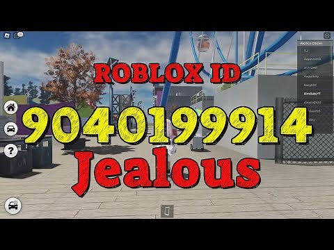 JEALOUS Roblox Song Codes