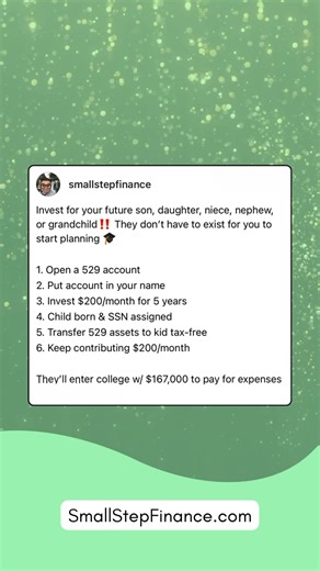 4.5K views | Help the future adult in your life build wealth that sets them up for financial success  | Small Step Finance | Facebook