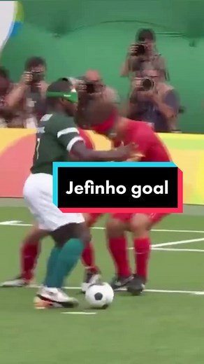 Mastering Skill and Precision: Jefinho's Goal in Blind Football