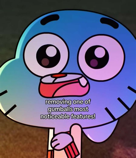Removing One of Gumball's Most Noticeable Features - IbisPaint Edit
