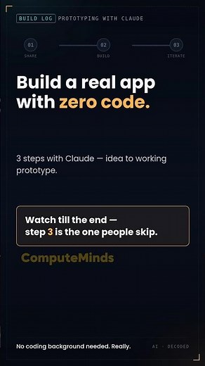 Build a Real App with Claude in 3 Steps (No Coding Needed) 🛠️