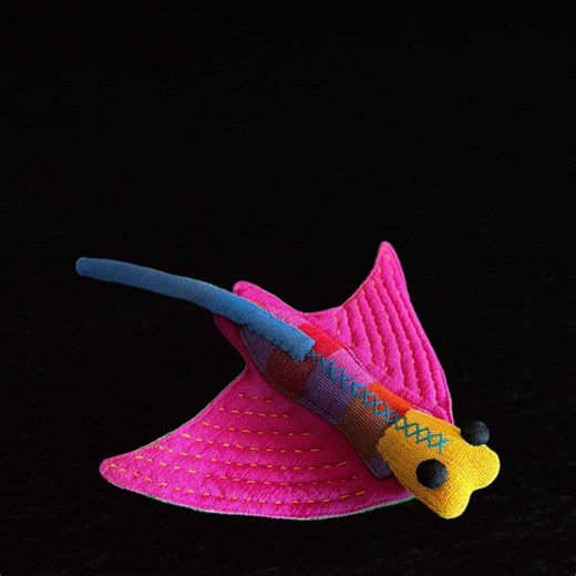 Handmade Manta Ray Plush Toy - Safety Tested Cotton Stuffed Animal - Natural Baby Shower Gift - Ocean Nursery Decor - Non-toxic Sensory Toy - Etsy