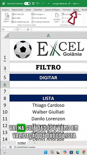 Filter in a Drop-Down List in Excel