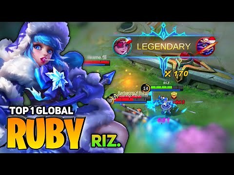 Offlane Monster! Ruby Lifesteal tank Build [Top 1 Global Ruby] By Riz. - Mobile Legend