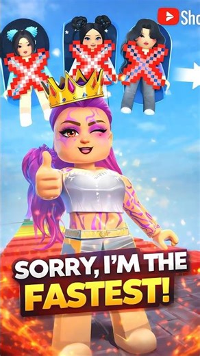 Kpop Demon Hunter vs Speed Challenge #shorts #roblox