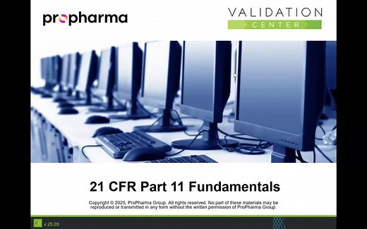 21 CFR Part 11 Fundamentals