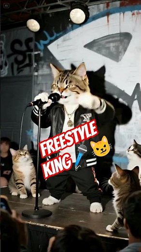 Freestyle Rap Cat🎤🔥Epic Battle Viral